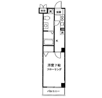 東京都北区中十条２丁目 賃貸マンション 1K