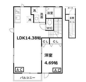 東京都北区中十条１丁目 賃貸アパート 1LDK