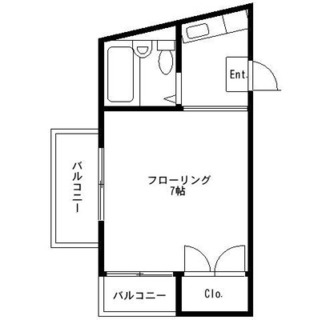 東京都北区上十条２丁目 賃貸マンション 1R