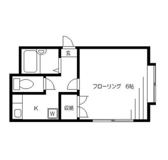 東京都北区岸町２丁目 賃貸アパート 1K