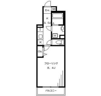 東京都北区東十条５丁目 賃貸マンション 1K