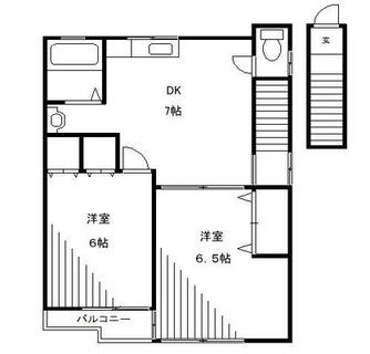 東京都北区王子本町２丁目 賃貸アパート 2DK