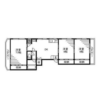 東京都北区神谷１丁目 賃貸マンション 3DK