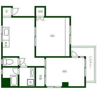 東京都北区東十条２丁目 賃貸マンション 2DK